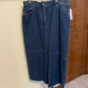 Lauren blue Jean skirt